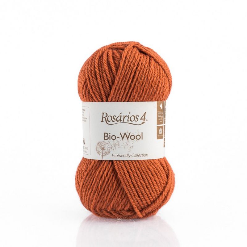 Bio-Wool 09 tmavá oranžová ROSÁRIOS 4