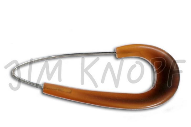 Uzavírací špendlík oděvní / rohovina Golden JIM KNOPF