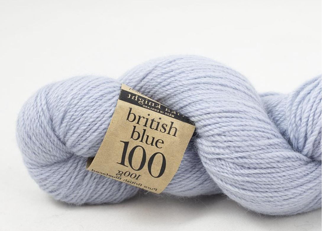 BRITISH BLUE WOOL 100 603 Kanoko Erika Knight