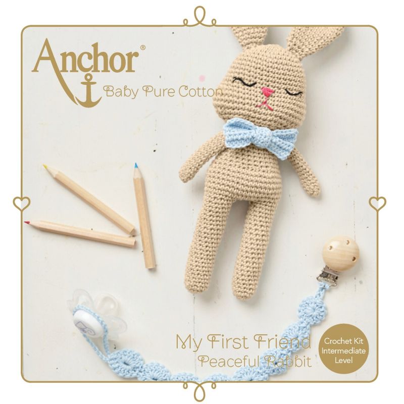 My First Friend - Peaceful Rabbit in Baby Pure Cotton Anchor