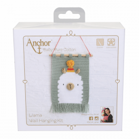 Wall Hanging - Llama in Baby Pure Cotton Anchor