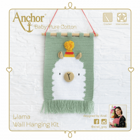 Wall Hanging - Llama in Baby Pure Cotton