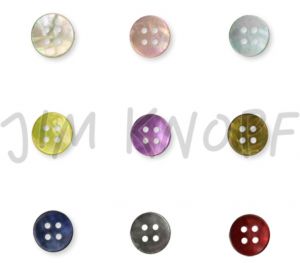 Knoflík perleťový 13 mm / 20" | přírodní bílá, světlemodrá, žlutá, zelená khaki, růžová, fialová, tmavomodrá, tmavošedá