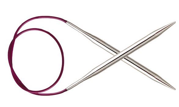 Nova Metal pevné (fixni) kruhové jehlice 2,50 / 80 cm KnitPro