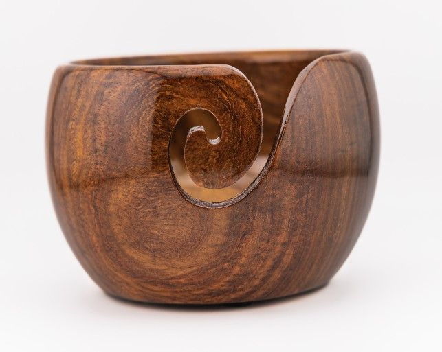 Phoenix Yarn Bowl Sheesham / Large / Timeless Phoenix Needles