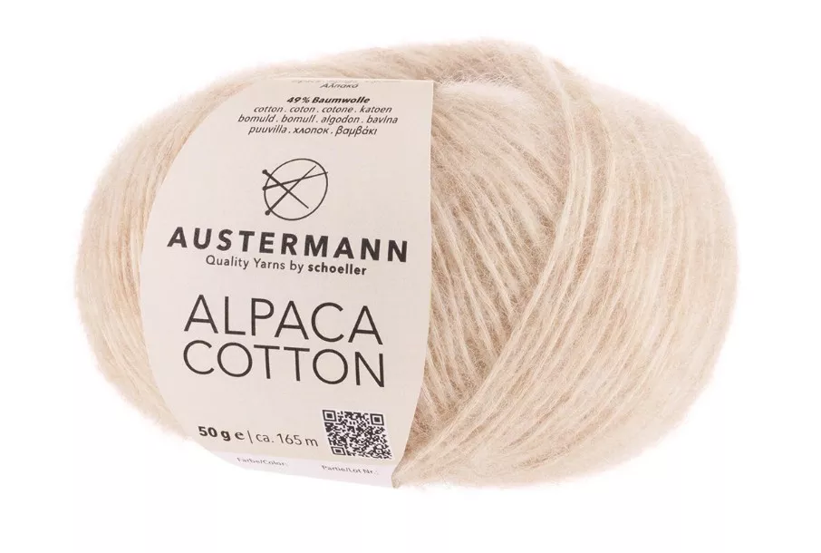 ALPACA COTTON 01 Creme Austermann