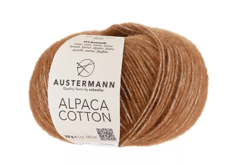 ALPACA COTTON 02 Haselnuss Austermann