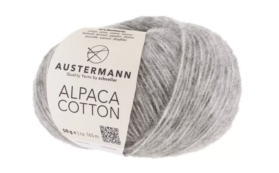 ALPACA COTTON 03 Silber Austermann