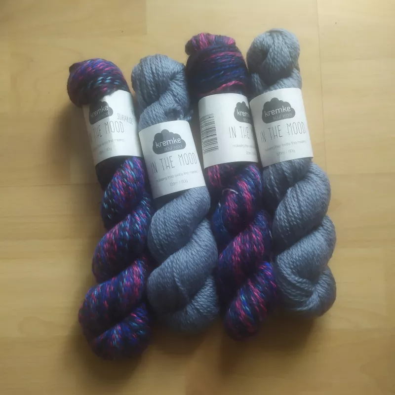 Balíček In the Mood surprise UNI a COLOR Kremkre Soul Wool