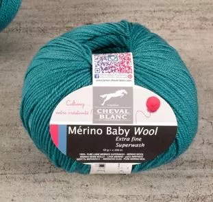 Balíček MÉRINO BABY WOOL 299 Colvert Cheval Blanc