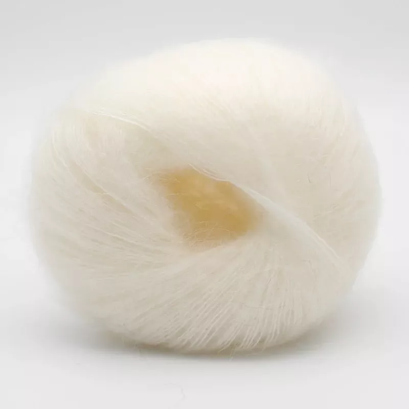BC GARN Kid Cotton 01 Wool White