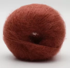 BC GARN Kid Cotton 05 Marsala Grey