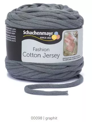 COTTON JERSEY / 98 GRAPHIT 100g SCHACHENMAYR