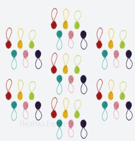 HiyaHiya - Colourful Yarn Ball Stitch Markers / značky ok