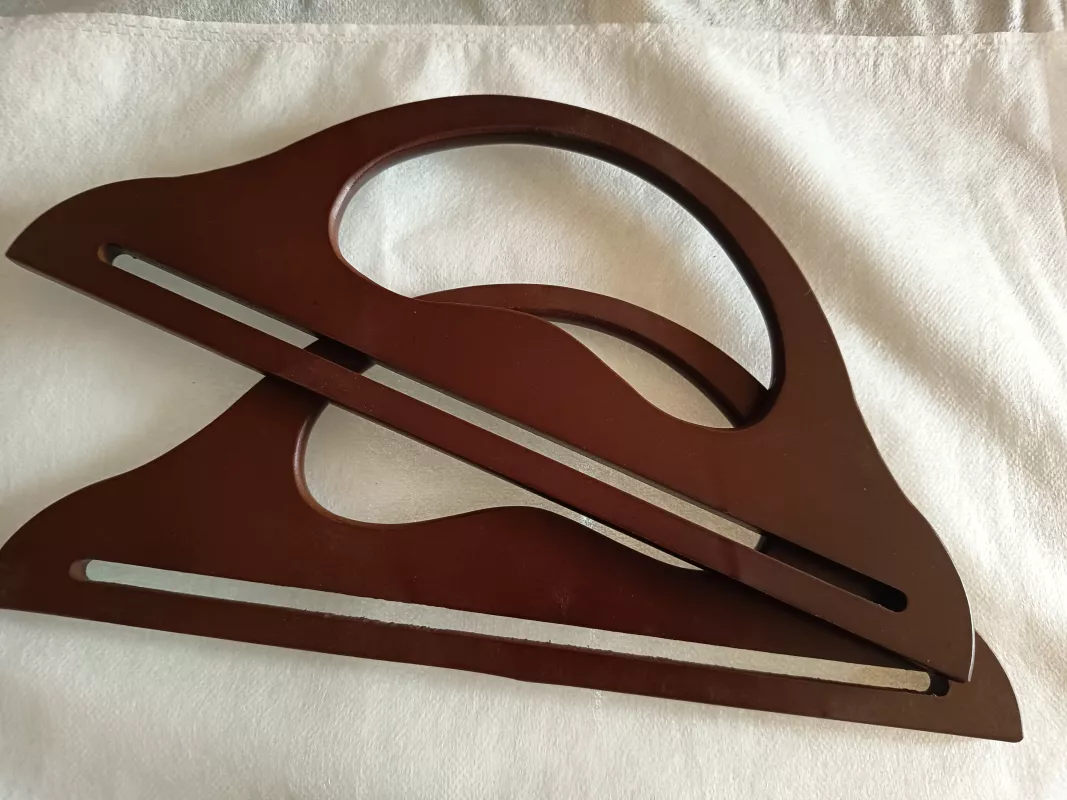 McBaggie ucha na tašku / dřevo 2 ks