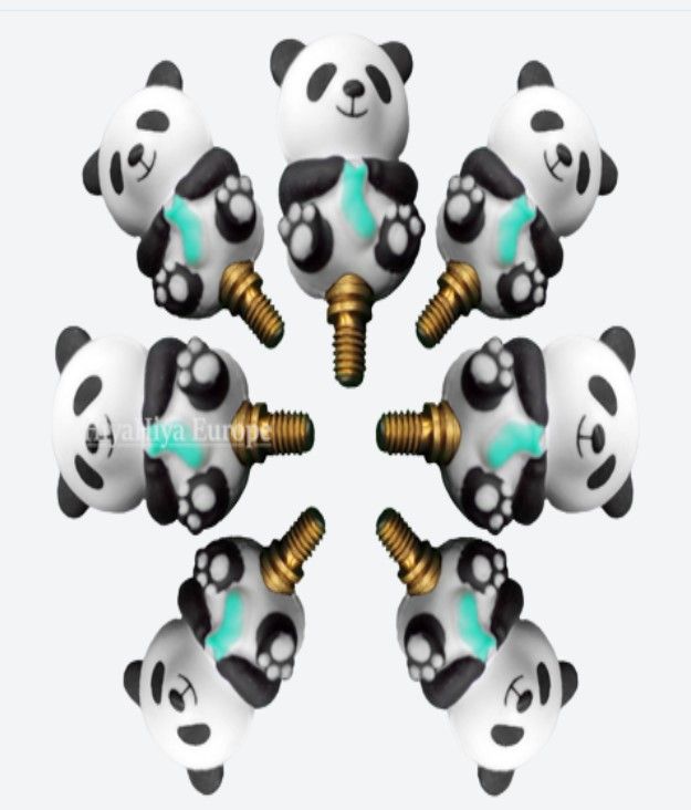 Panda Cable Stoppers / Large HIYAHIYA
